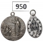 Set of religious medallions