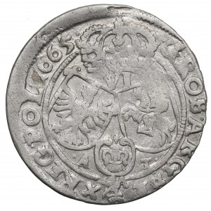 Jan II. Kazimierz, Szóstak 1665, Bydhošť – SE-X