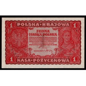 II RP, 1 marka polska 1919 I SERIA GC