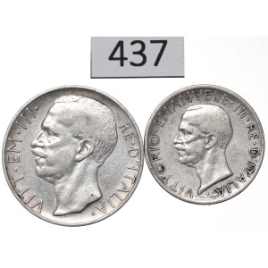Italy, lot of 5-10 lire 1927