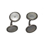 France, Cufflinks - silver