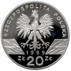 III RP, 20 zlotych 1999, Wolf