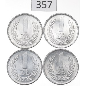 PRL, Zestaw 1 złoty 1973-76