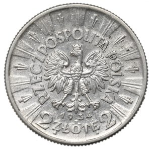 Seconda Repubblica Polacca, 2 zloty 1934 Piłsudski
