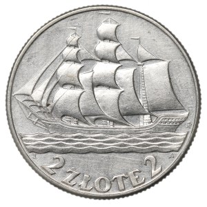 II Republic of Poland, 2 zlote 1936, Ship