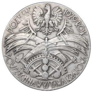 1929 Medal Powszechna Wystawa Krajowa Poznań - srebro