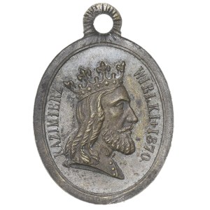 1869 Medaglia commemorativa della seconda sepoltura delle spoglie di Casimiro il Grande