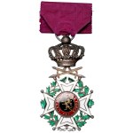 Belgium, Order of Leopold, 5th Class, with swords in a box