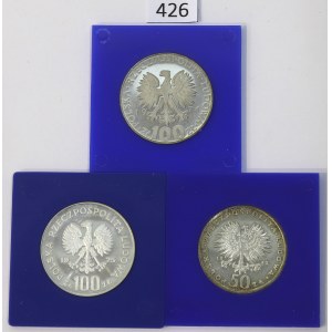 PRL, Zestaw 50-100 złotych 1972-75