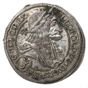Austria, Leopold I, 3 kreuzer 1702, Graz