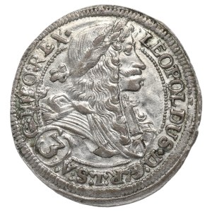 Austria, Leopold I, 3 kreuzer 1698, Graz
