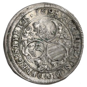 Austria, Leopold I, 3 kreuzer 1698, Graz