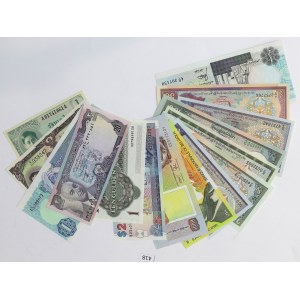 Set of world banknotes - 15 pcs.