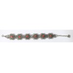 Europe, Original filigree bracelet with coral beads