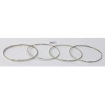 Europe, Set of Designer Bracelets, Silver
