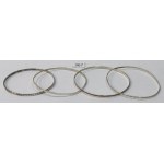 Europe, Set of Original Bracelets, Silver