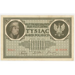 Second Polish Republic, 1000 Polish marks 1919 III Ser. C.