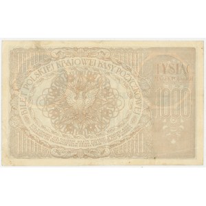 Second Polish Republic, 1000 Polish marks 1919 III Ser. C.