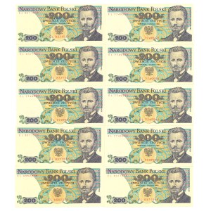 PRL, 200 złoty 1988 EL - 10 pcs.
