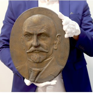 Second Polish Republic, President Wojciechowski Commemorative Plaque - RARE ITEM