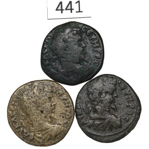 Roman Provincial, Septimius Severus,Lot of ae