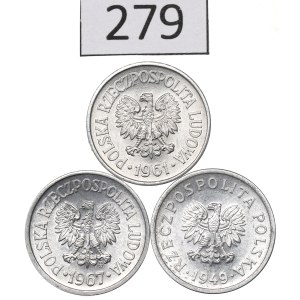 People's Republic of Poland, Set of 10 groszy, 1949–67