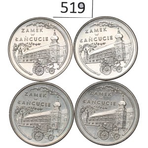 Třetí polská republika, sada 20 000 zlotých, 1993, zámek v Łańcutu