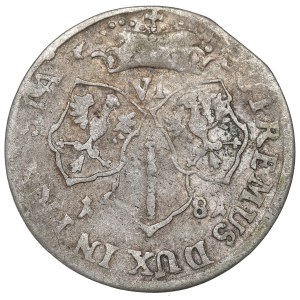 Germany, Preussen, 6 groschen 1681, Konigsberg