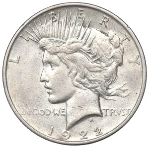 USA, 1 peace dollar 1922 D