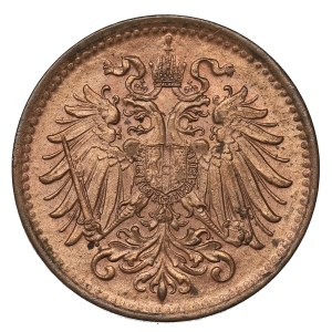 Austria, 1 heller, 1897