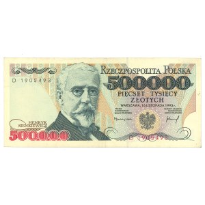 500.000 złotych 1993 D