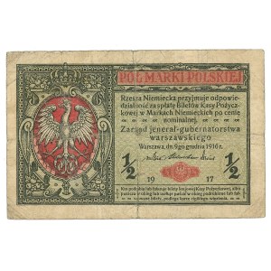 GG, 1/2 mkp 1916 A Generale