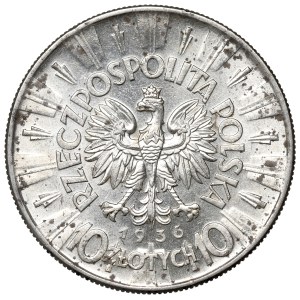 Seconda Repubblica Polacca, 10 zloty 1936 Piłsudski