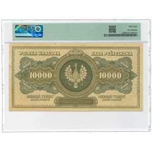 Second Polish Republic, 10,000 Polish marks 1922 Ser. A PMG 58