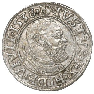 Germany, Preussen, Albrecht Hohenzollern, Groschen 1538, Konigsberg