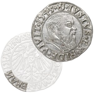 Prusy Książęce, Albrecht Hohenzollern, Grosz 1543, Królewiec