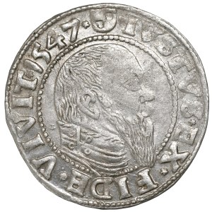Prusy Książęce, Albrecht Hohenzollern, Grosz 1547, Królewiec