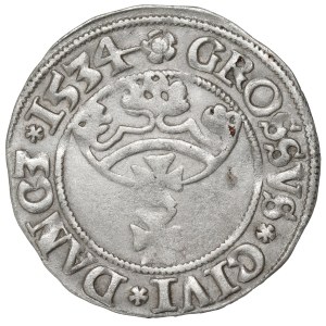 Sigismund I, Groschen 1534, Danzig