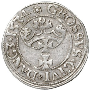 Sigismund I, Groschen 1534, Danzig