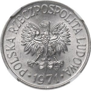 PRL, 5 groszy 1971 - NGC MS66