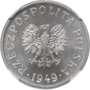 Polská lidová republika, 50 grošů, 1949 – NGC MS63