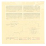 Czechoslovakia, 1982 stamp block: Danube Commission