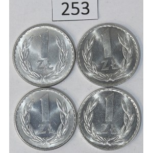 People's Republic of Poland, 1 zloty Set, 1976–77