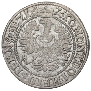 Schlesien, Duchy of Oels, Sylvius Friedrich, 3 kreuzer 1676