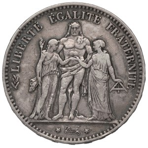 France, 5 francs 1876