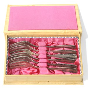 Petites fourchettes à dessert Hefra - argent