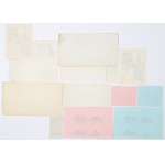 Set of Solidarity and religious stamps and commemorative bricks, 13 pieces