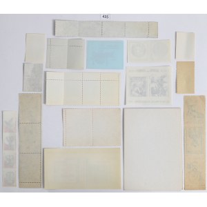 Set of Solidarity stamps and bricks, 16 pieces. (I)