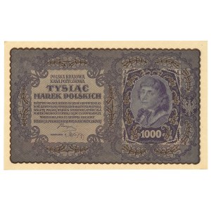 Seconda Repubblica Polacca, 1000 marchi polacchi 1919, Serie I DD