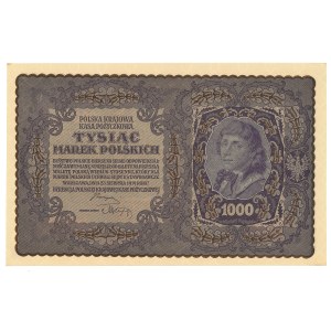 Seconda Repubblica Polacca, 1000 marchi polacchi 1919, Serie I DD